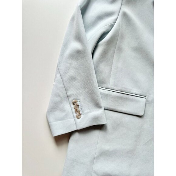 Aritzia BABATON ATELIER Vogue Cruise Blue Single Oversized Blazer Jacket, Size 3 - Picture 7 of 16